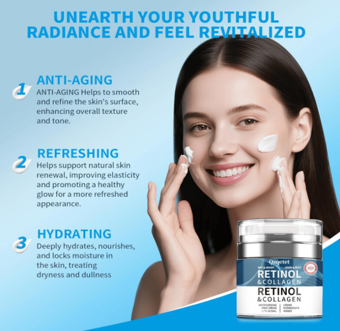 PSKA1007 Tightening and Wrinkle-Reducing Face Cream, 30g*2,1*2pc. Brightens skin, reduces fine lines, and provides hydration, nourishment, whitening - Image 6