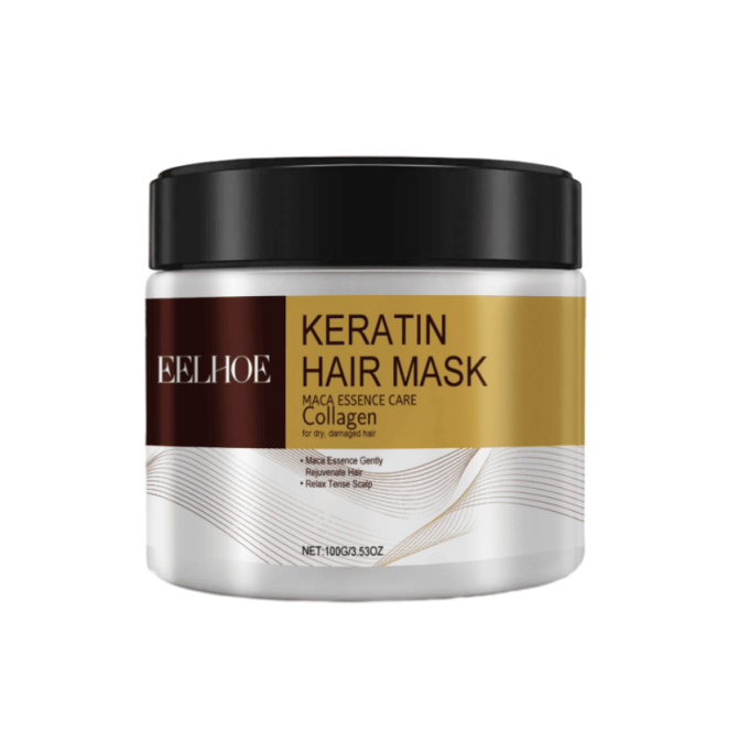 PSEEA03-A252-100-MX1   EELHOE Keratin Hair Mask  Deeply moisturizing and repairing damaged, dry, frayed, and knitted hair with a hair mask. Organic hair dye cream