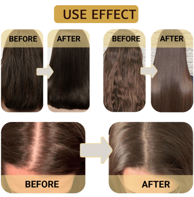 PSEEA03-A252-100-MX1   EELHOE Keratin Hair Mask  Deeply moisturizing and repairing damaged, dry, frayed, and knitted hair with a hair mask. Organic hair dye cream - Image 9