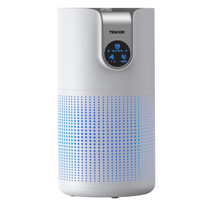 TENKER M03 Air Purifier White for Home Large Room HEPA Air Purifier for Bedroom Pets Kitchen, Air Filter Cleaner for Smoke Pollen Dust Dander Odor - Image 11