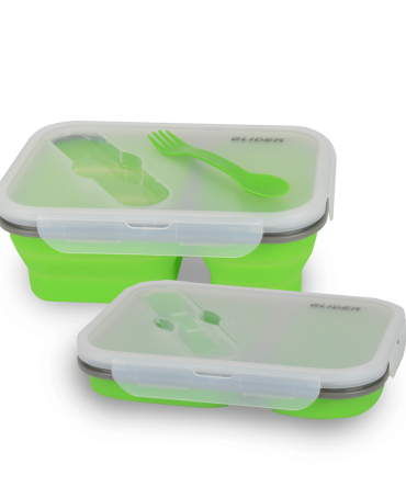 GLIDER LB Green Bento Premium Lunch Box & Food Storage Containers