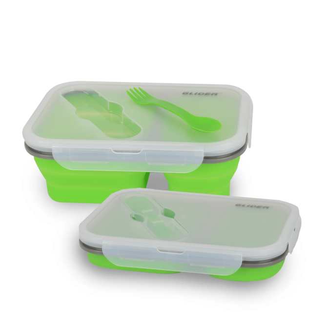 GLIDER LB Green Bento Premium Lunch Box & Food Storage Containers