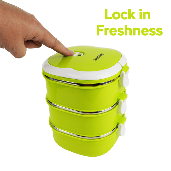 GLIDER LB Green Bento Premium Lunch Box & Food Storage Containers - Image 2