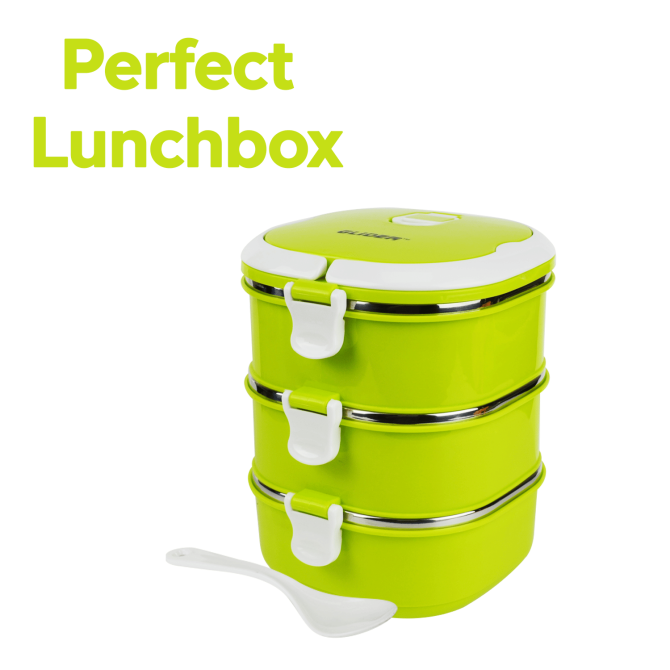 GLIDER LB Green Bento Premium Lunch Box & Food Storage Containers - Image 4