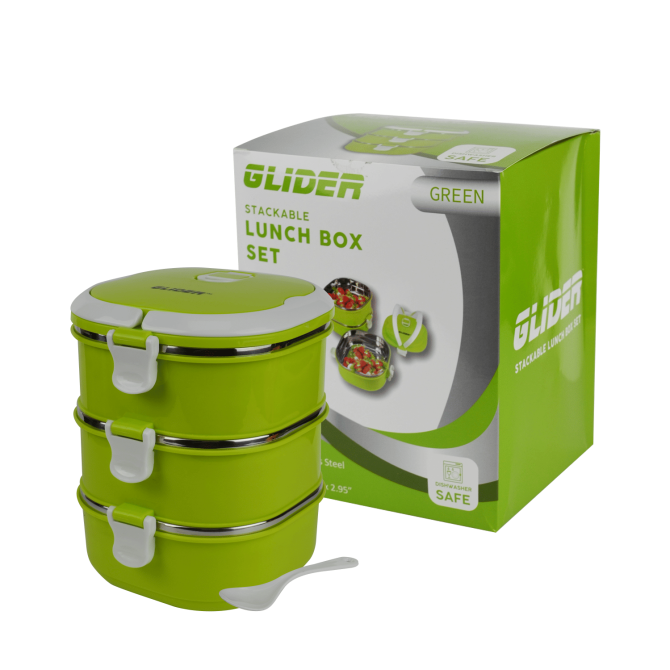 GLIDER LB Green Bento Premium Lunch Box & Food Storage Containers - Image 6