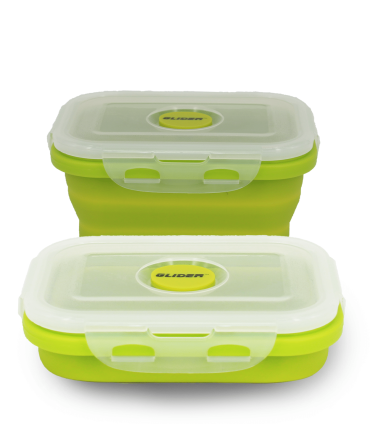 GLIDER LB Green Bento Premium Lunch Box & Food Storage Containers