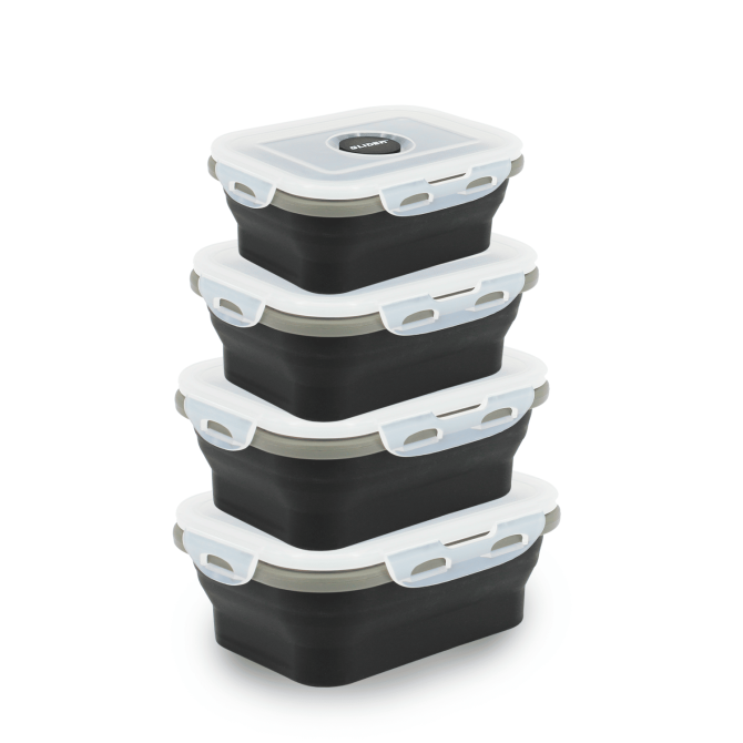 GLIDER S20 Black Bento Premium Lunch Box & Food Storage Container - Image 6