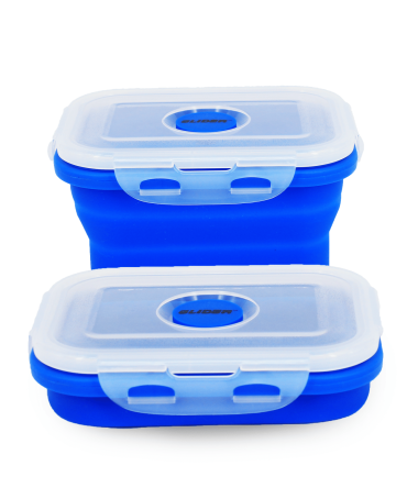 GLIDER LB Blue Bento Premium Lunch Box & Food Storage Containers