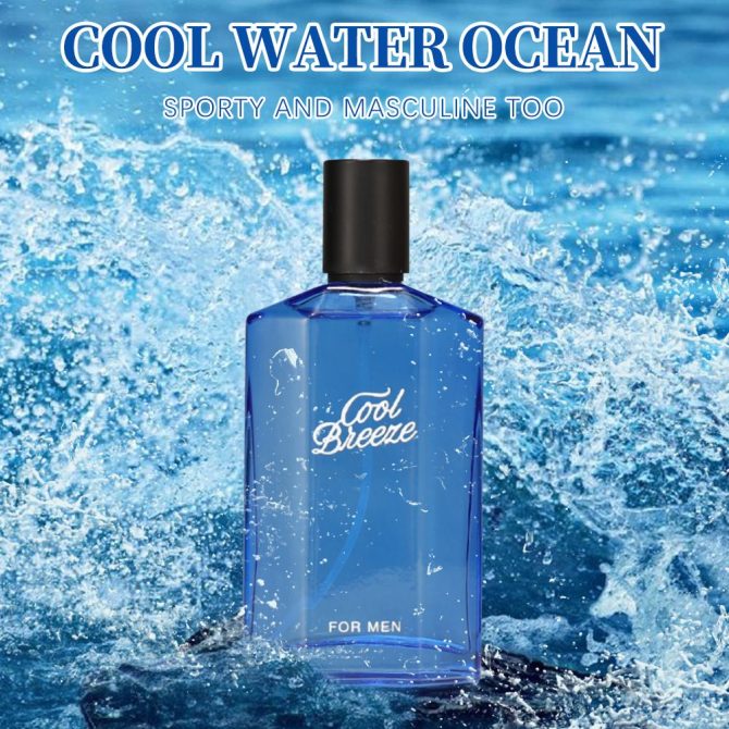 3.4fl Oz Men's Eau De Toilette Spray, Long-Lasting Perfume, Notes Of Mint, Rosemary, Sea Water Flavor, Perfect For Dating, Daily Life, Parties, Gift Giving - Image 5