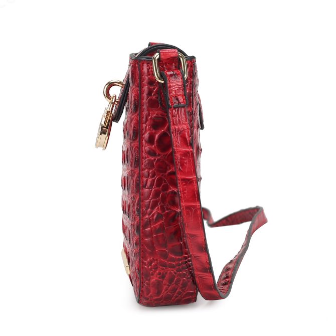 MKF Collection Avery Faux Crocodile Embossed Vegan Leather Women Crossbody Bag by Mia K - Image 25
