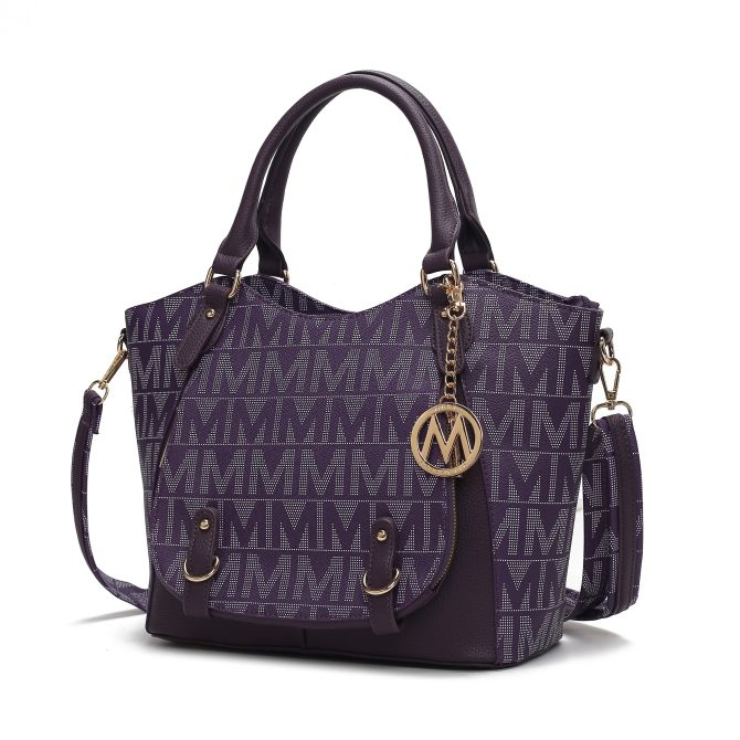 MKF Collection Fula Signature Satchel Bag by Mia k - Image 13
