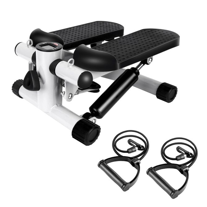 Stepper for Exercise Mini Fitness Stepper with 2 Resistance Bands LCD Monitor Max 330.7LBS Load Stair Stepper Quiet Stepper - Image 9