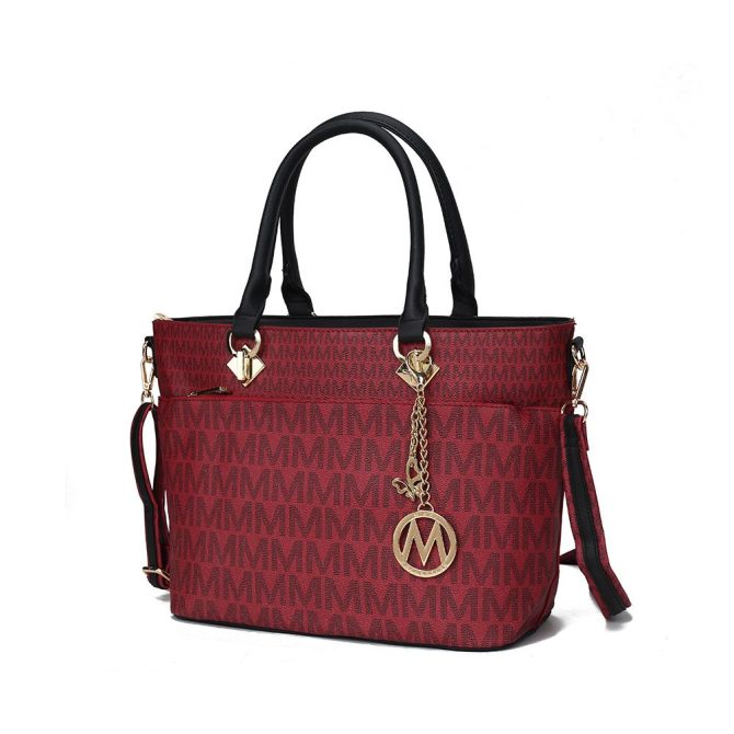 MKF Collection Yonah Tote Signature Printed Vegan Leather by Mia K - Image 55