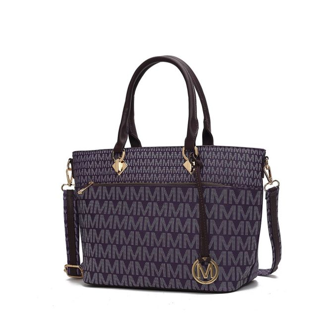 MKF Collection Yonah Tote Signature Printed Vegan Leather by Mia K - Image 13