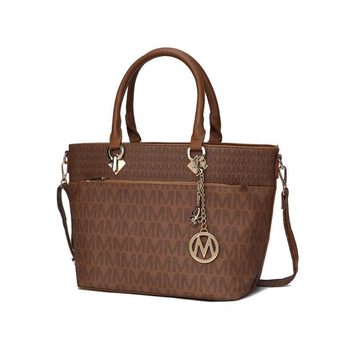 MKF Collection Yonah Tote Signature Printed Vegan Leather by Mia K - Image 67