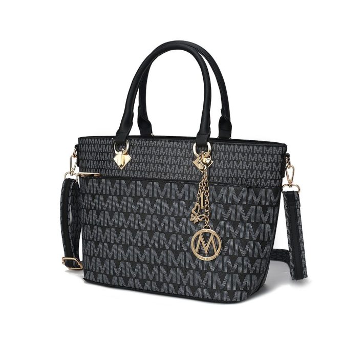 MKF Collection Yonah Tote Signature Printed Vegan Leather by Mia K - Image 31