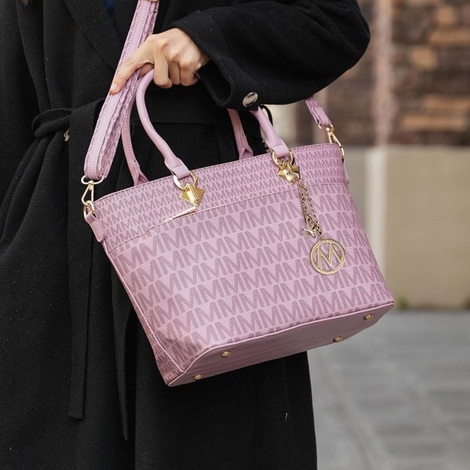 MKF Collection Yonah Tote Signature Printed Vegan Leather by Mia K - Image 3