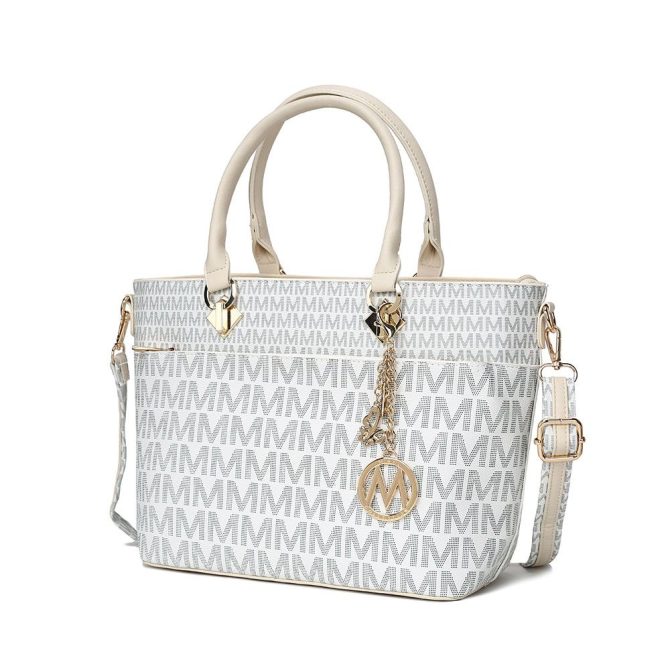 MKF Collection Yonah Tote Signature Printed Vegan Leather by Mia K - Image 49