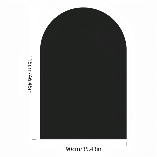 Magnetic Adsorption 118 * 90cm Arch Blackboard Wall Stickers Home Creative Decoration Warm Message Board Graffiti World Space Renovation Weekend shipments unavailable - Image 12
