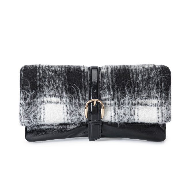 MKF Collection Koumei Wristlet Purse Envelope Snap, Convertible Shoulder Bag Faux Shearling by Mia K. - Image 16