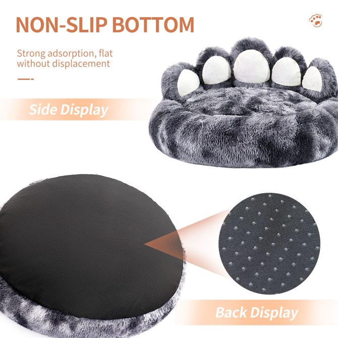 Cute Dog Bed Bear Paw Shape Pet Bed - Dog Beds & Furniture for Small and Medium Dogs, Cat Beds for Indoor Cats - Image 126