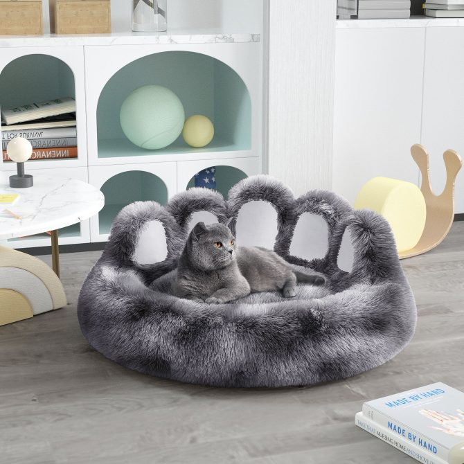 Cute Dog Bed Bear Paw Shape Pet Bed - Dog Beds & Furniture for Small and Medium Dogs, Cat Beds for Indoor Cats - Image 132
