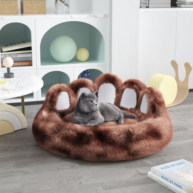 Cute Dog Bed Bear Paw Shape Pet Bed - Dog Beds & Furniture for Small and Medium Dogs, Cat Beds for Indoor Cats - Image 17