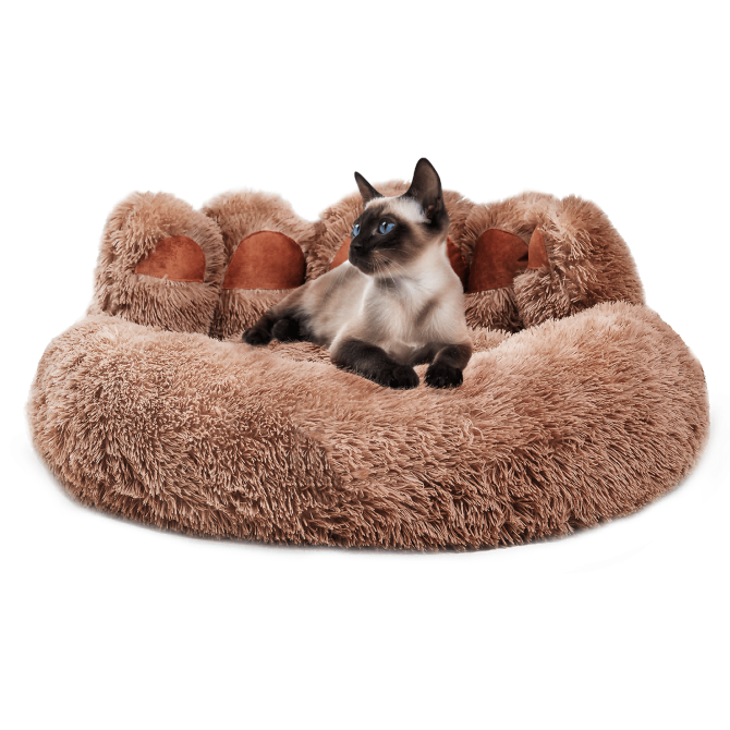 Cute Dog Bed Bear Paw Shape Pet Bed - Dog Beds & Furniture for Small and Medium Dogs, Cat Beds for Indoor Cats - Image 89
