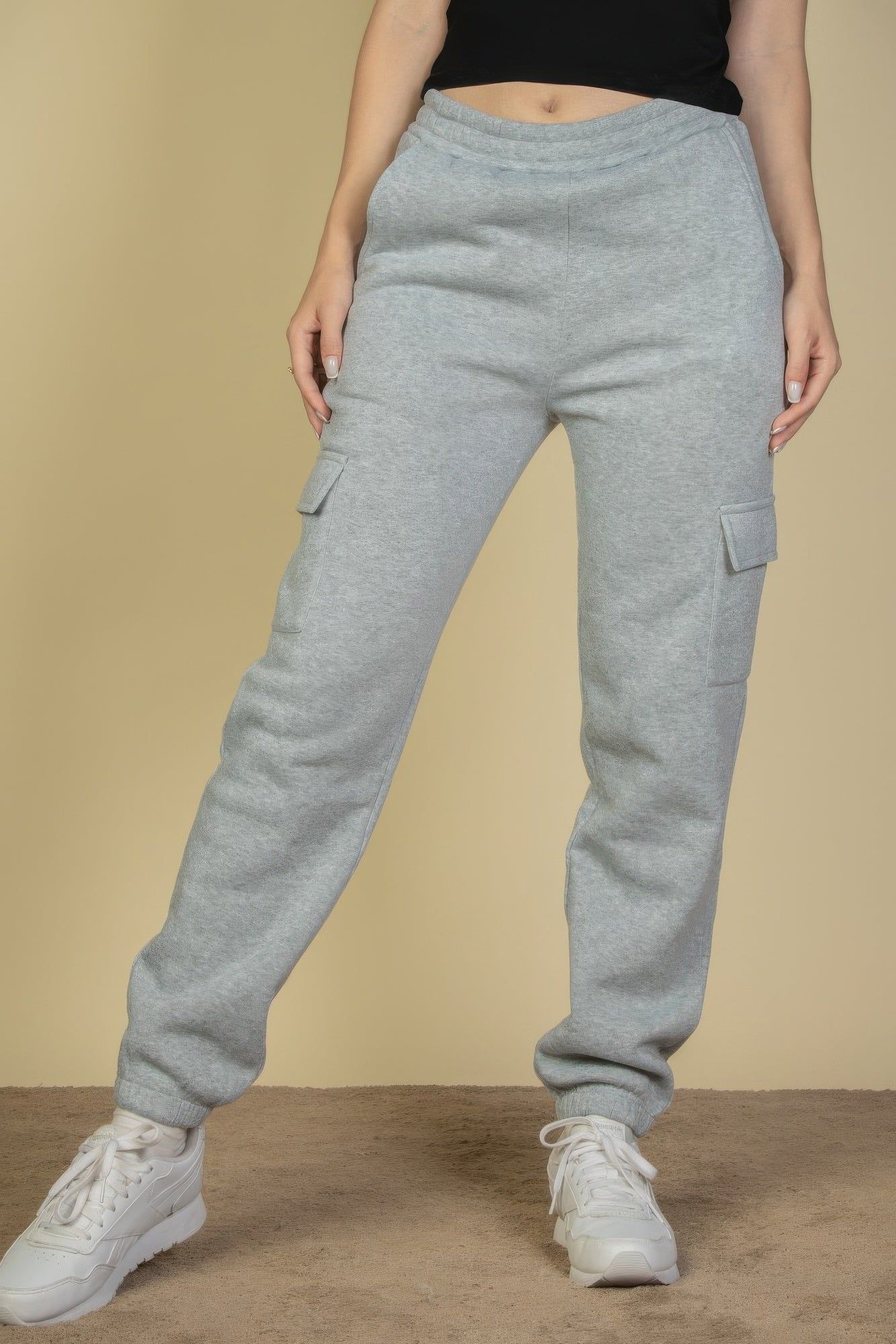 Side Pocket Drawstring Waist Sweatpants - Image 16