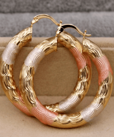 Leverback Hoop Earrings Chunky O-shaped Tiny Earrings For Casual And Formal Outfits