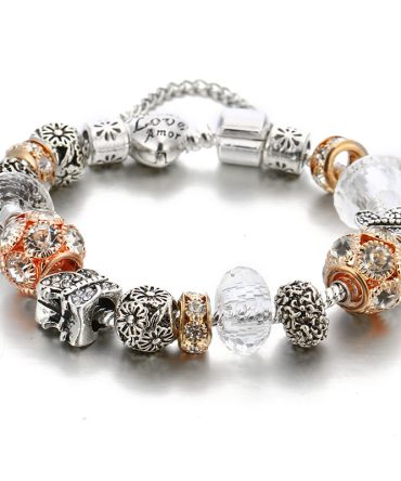 Flower Butterfly Diy Fashion Jewelry Bracelet