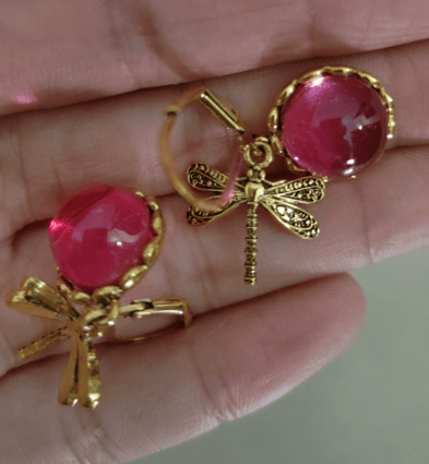 Fashion Jewelry Women's Earrings Hanging Vintage Dragonfly Pendant Earring Boho Chakra Blue Moonstone Drop Earrings For Women Wedding Charm Ethnic Jewellery - Image 8