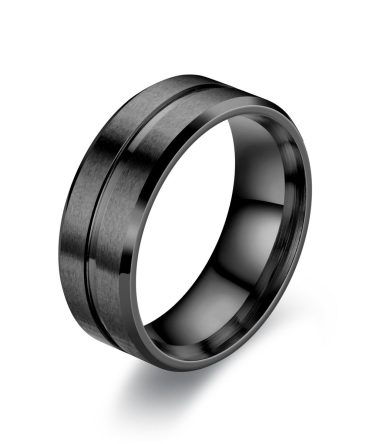 Matte Men's Stainless Steel Ring