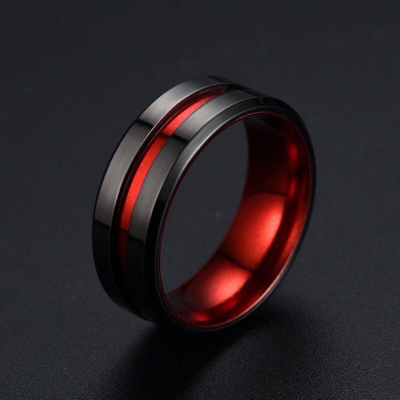 Fashion Black Men's Domineering Ring - Image 2