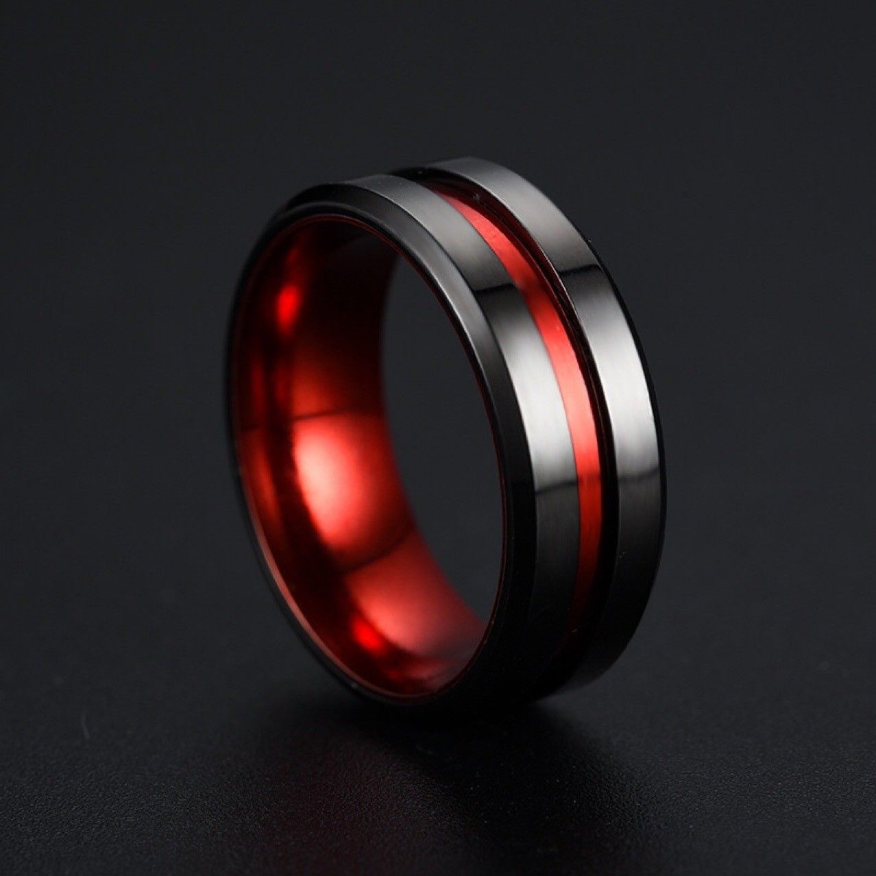 Fashion Black Men's Domineering Ring - Image 4