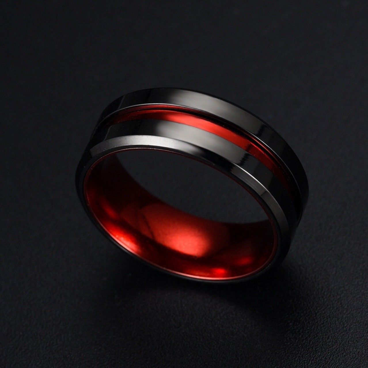 Fashion Black Men's Domineering Ring - Image 6