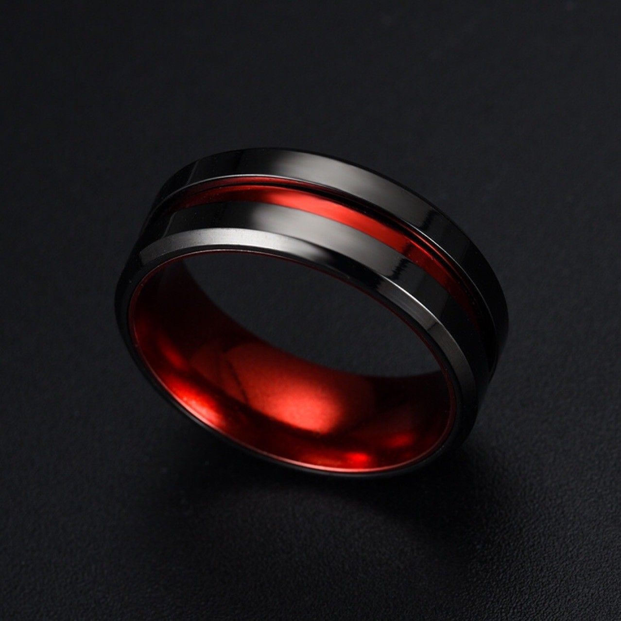 Fashion Black Men's Domineering Ring - Image 3