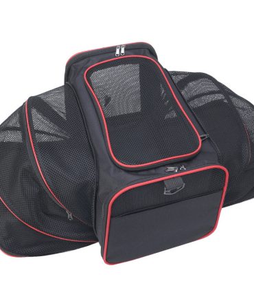 Outdoor dog portable handbag; 4 Sides Expandable Cat Carrier Bag with Removable Fleece Pad; Dog Carrier for Cats; Puppy and Small Dogs