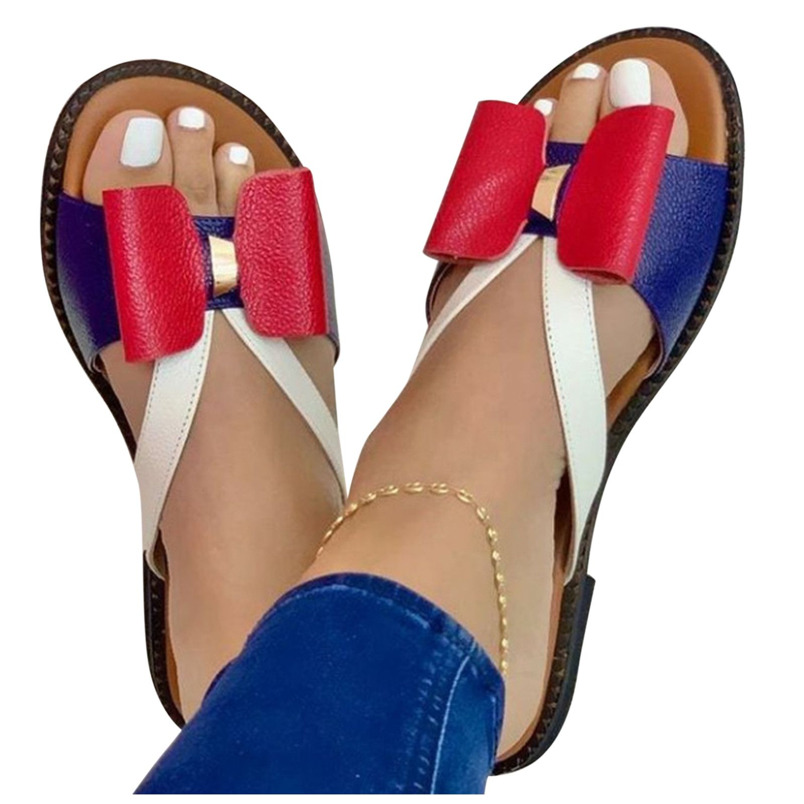 Summer Women Slippers Cute Butterfly-Knot Casual Sandals Lady Slides Flats Slip-On Women Shoes for Women 2021 Zapatillas Mujer - Image 25