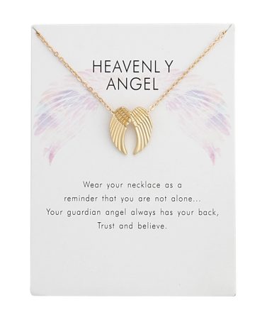 Fashion Jewelry Chain Angel Wings Wings Necklace For Women Style 060