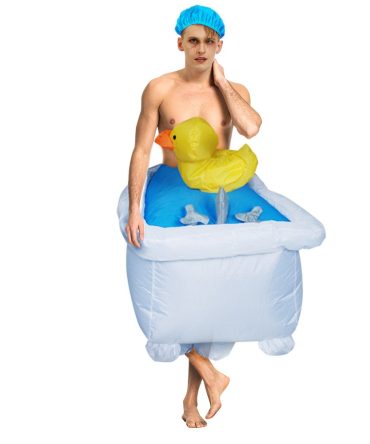 Bathtub Inflatable Costume Cosplay Thanksgiving Christma For Woman Adult Party Festival Stage Performance Funny Costumes