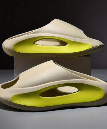 Non-Slip Color Block Sports Slides, Unisex Open Toe Round Toe Anti-Slip Casual Slides, Women's Comfy Slides For Indoor Outdoor Beach Shower