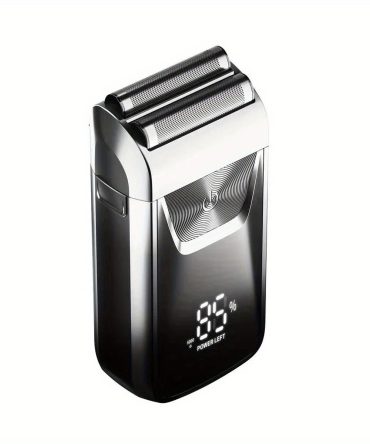The Ultimate Men's Hair Trimmer: Reciprocating Double Mesh Razor for Bald Head Shaving & Outdoor Use
