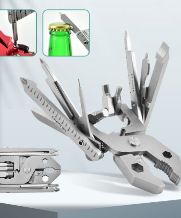 25 in 1 Multitool High Quality Folding Wire Cutter Plier with Screwdrivers;  Multifunctional wrench;  Steel Multi-tools; Multi-purpose pliers