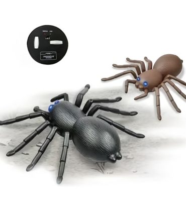 Remote Control Wood Bug Animal Pet Electric Infrared Sensor; Insect Simulation Tricky Gift Remote Control Spider Model Toy