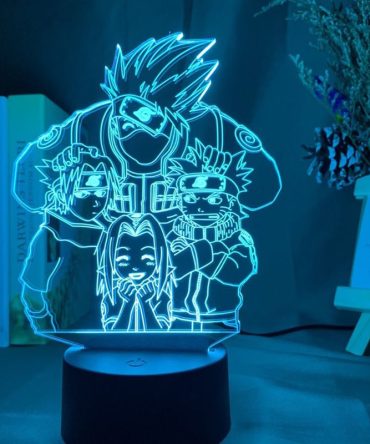 3D Lamp Anime Naruto Uzumaki Led Nightlight Kids Bedroom Night Light Itachi Uchiha Child Xmas Gift Team 7 Sasuke Kakashi Hatake