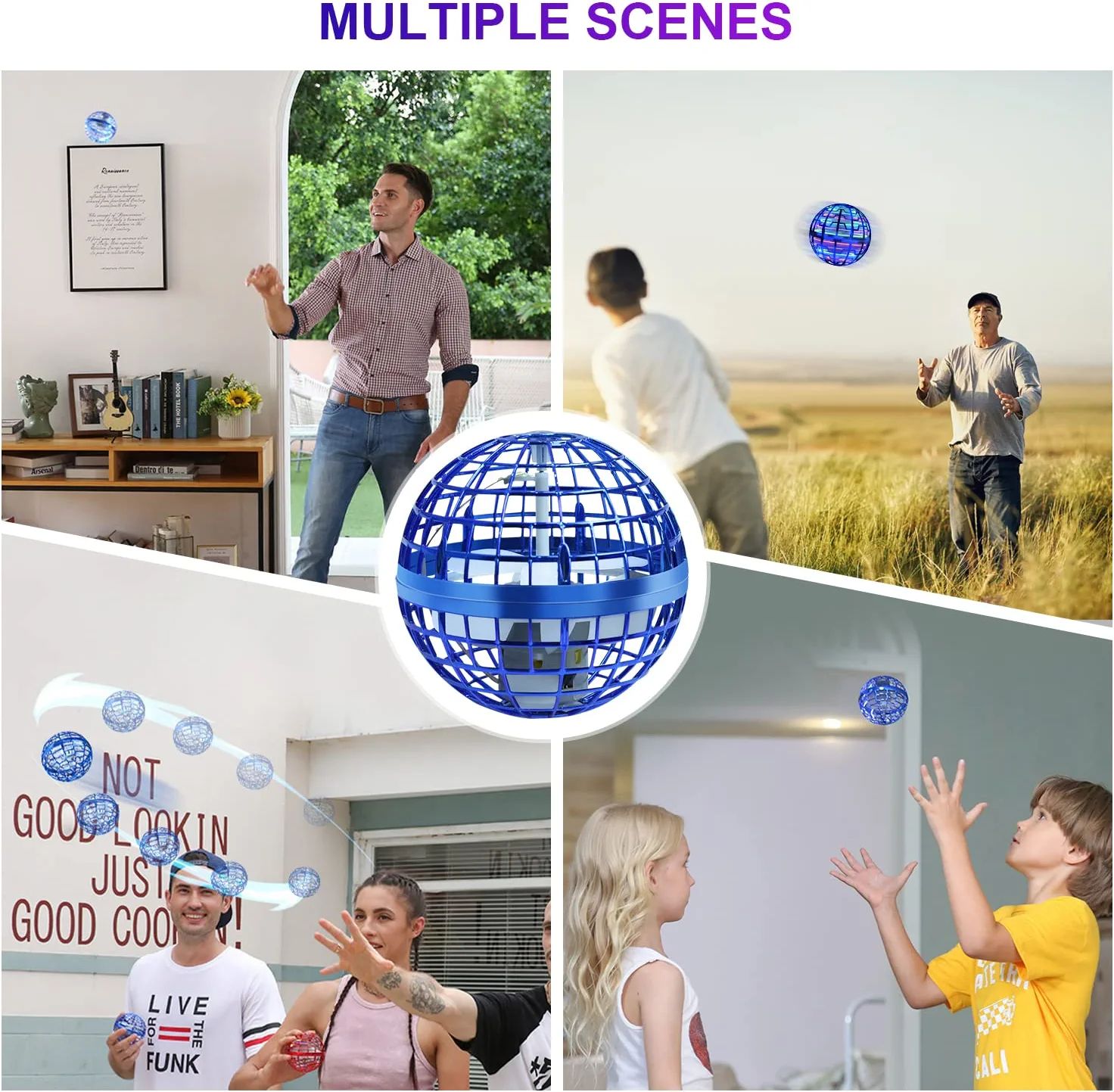 Flying Ball Toys; Hover Orb; 2022 Magic Controller Mini Drone; Boomerang Spinner 360 Rotating Spinning UFO Safe for Kids Adults - Image 7