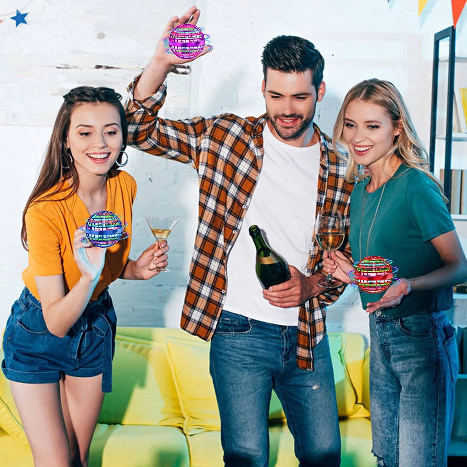Flying Ball Toys; Hover Orb; 2022 Magic Controller Mini Drone; Boomerang Spinner 360 Rotating Spinning UFO Safe for Kids Adults - Image 9