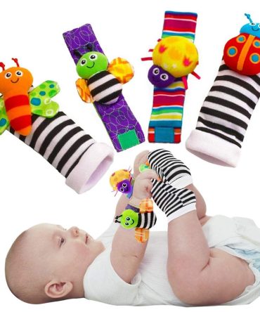 Baby Infant Rattle Socks Toys 3-6 to 12 Months Girl Boy Learning Toy