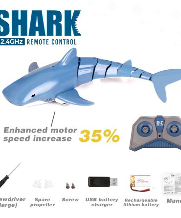 Remote-controlled Shark Can Swimming In The Water Boys' Toys